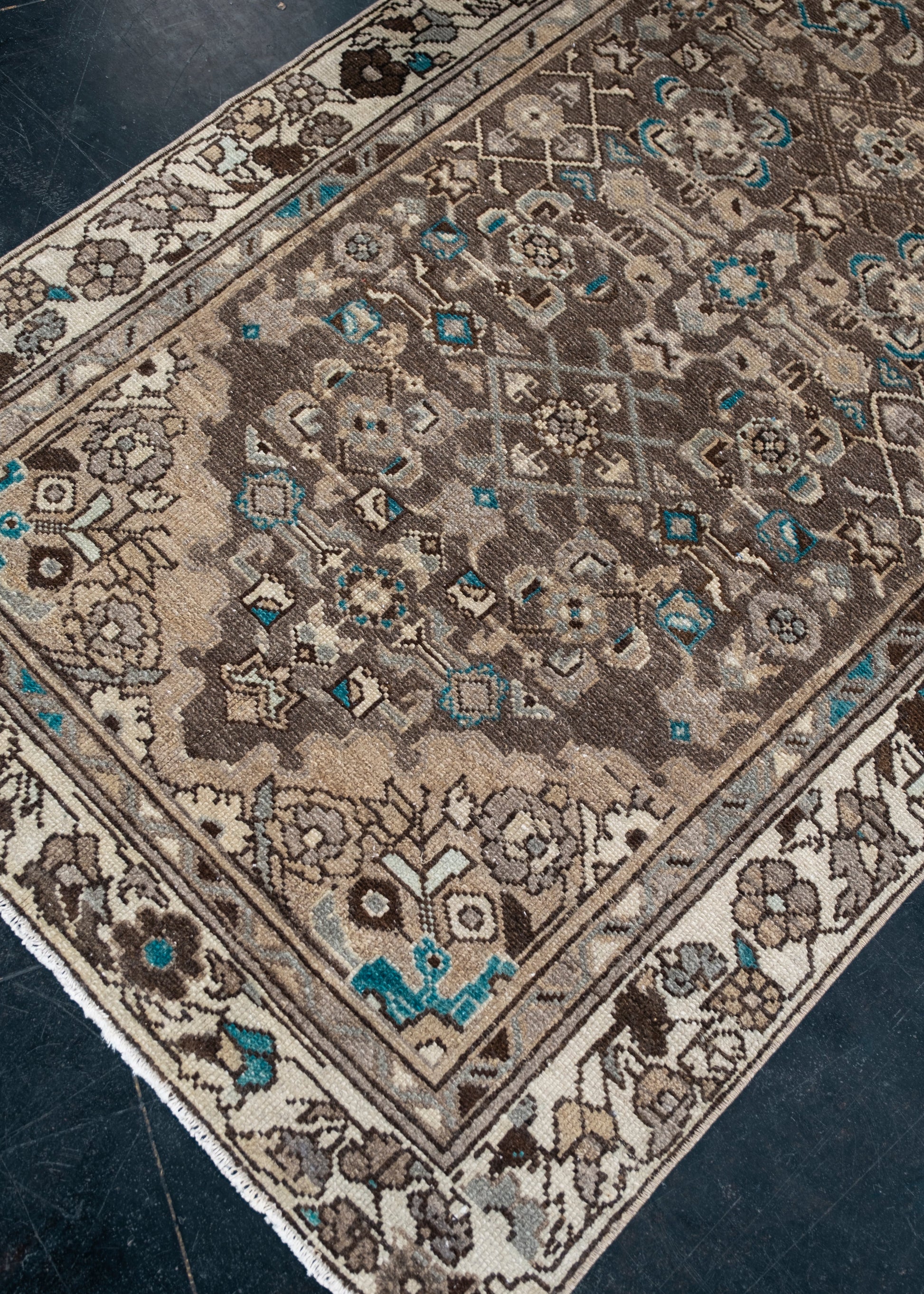 Turkish Vintage Anatolian Rug 3'1" x 12'10" #5008