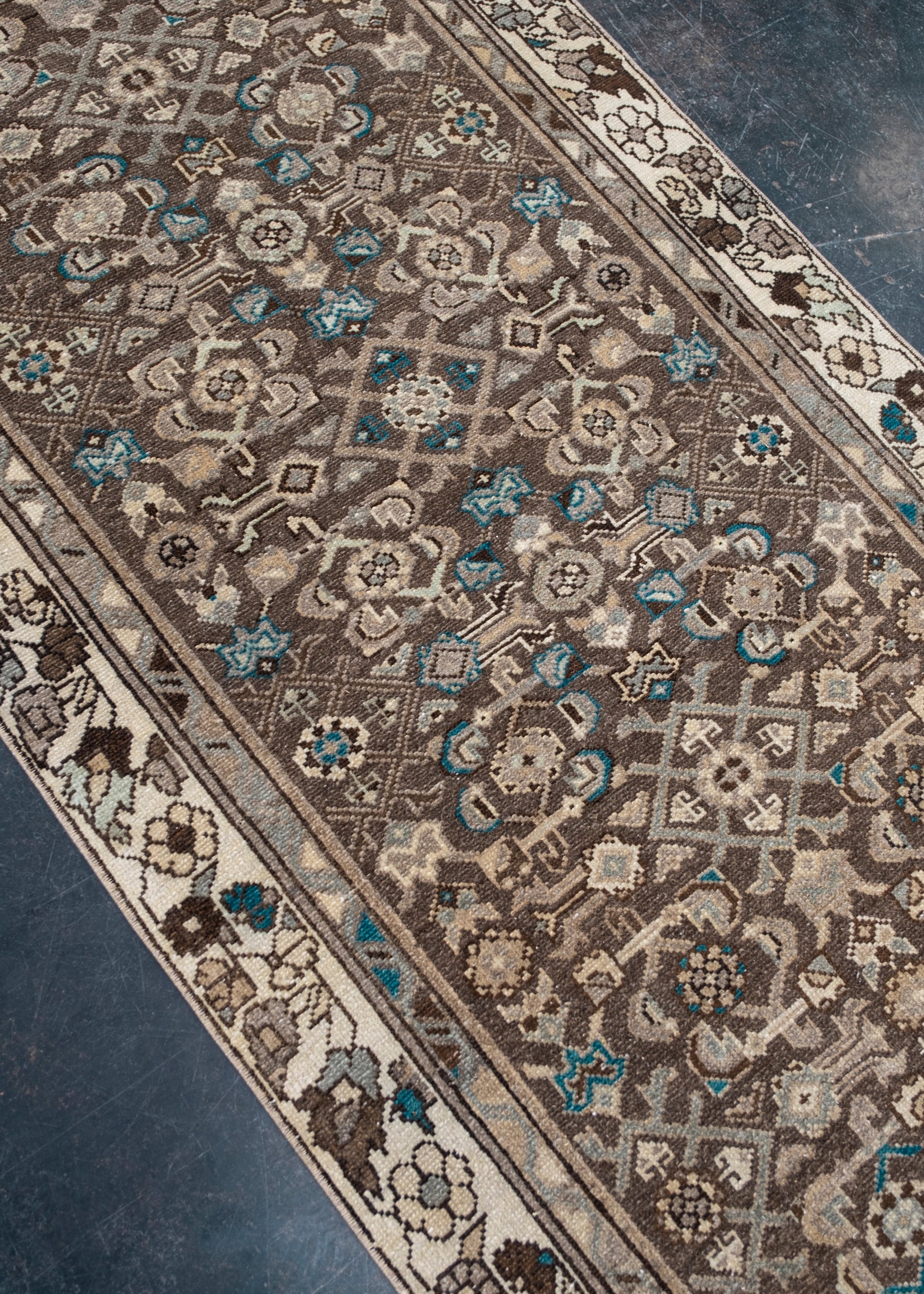 Turkish Vintage Anatolian Rug 3'1" x 12'10" #5008