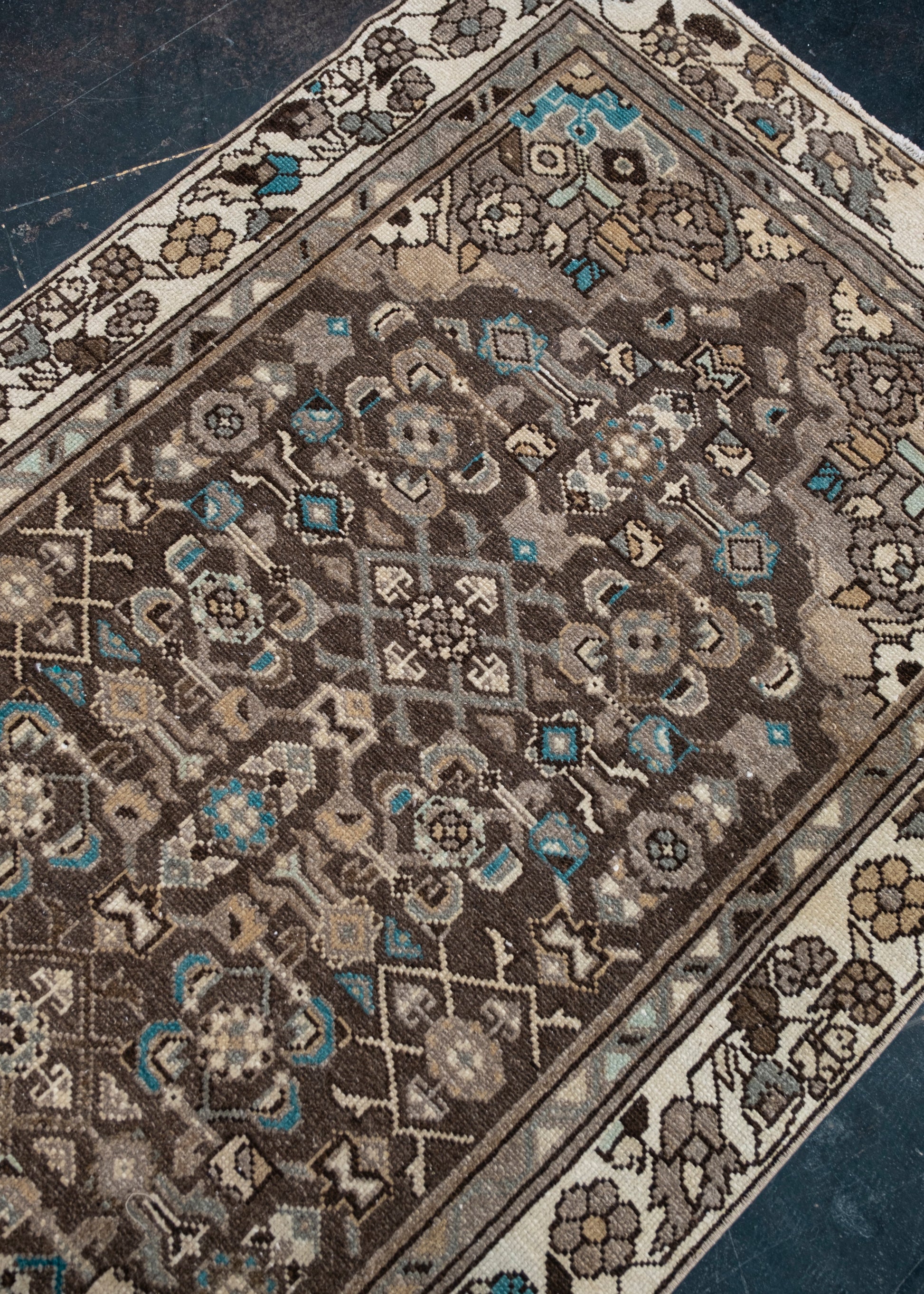 Turkish Vintage Anatolian Rug 3'1" x 12'10" #5008