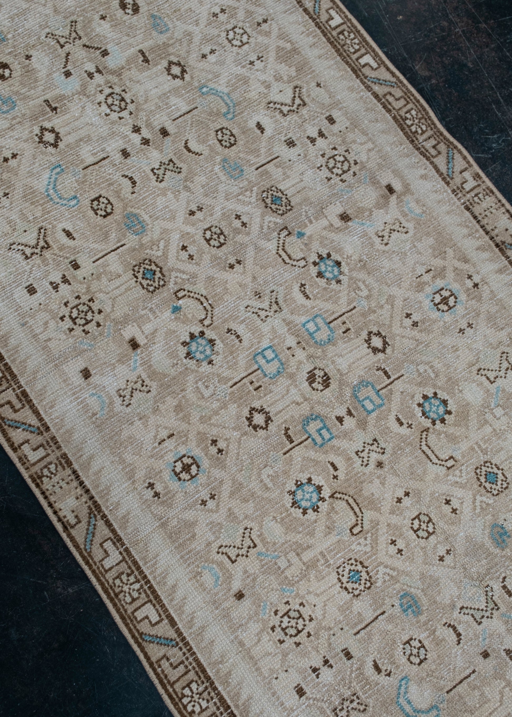 Turkish Vintage Anatolian Rug 2'7" x 9'3" #5007