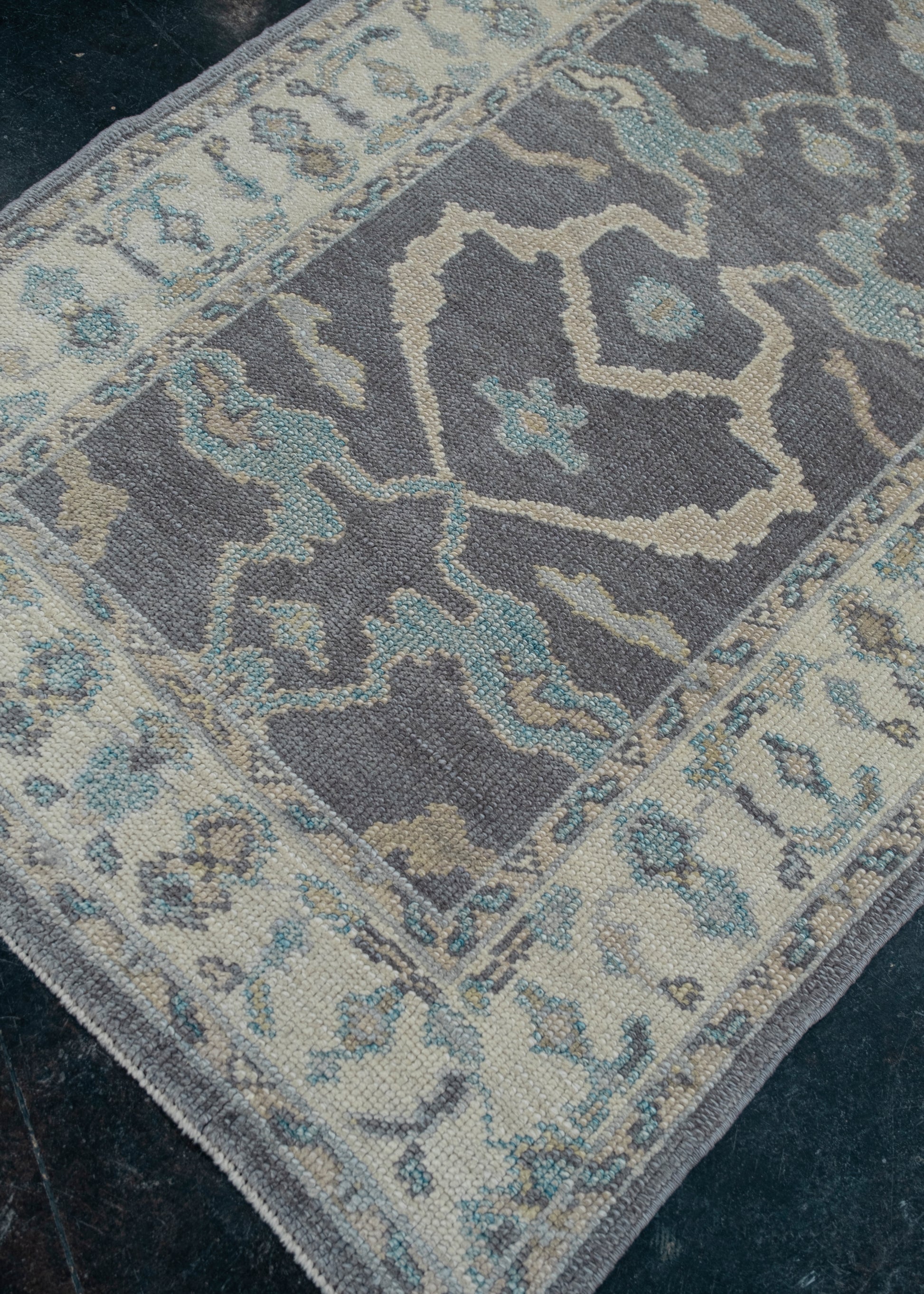 Turkish Oushak Rug 3'2" x 19'7" #4759