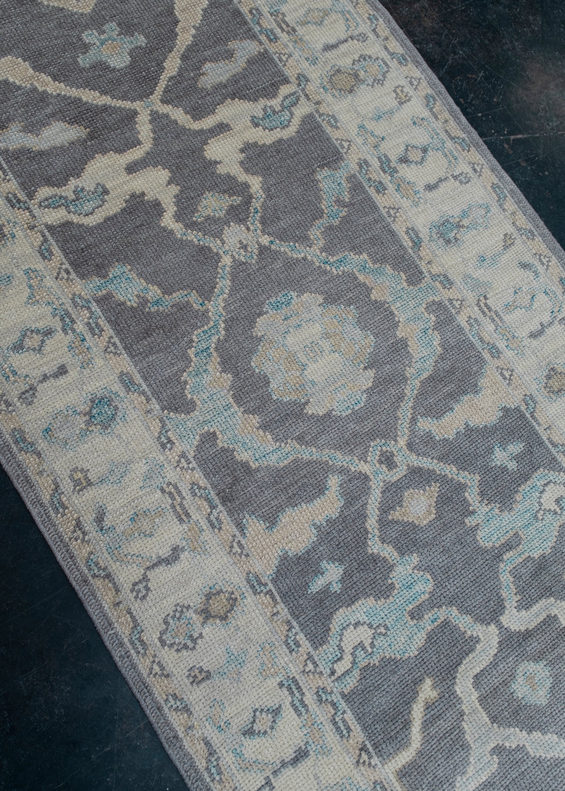 Turkish Oushak Rug 3'2" x 19'7" #4759