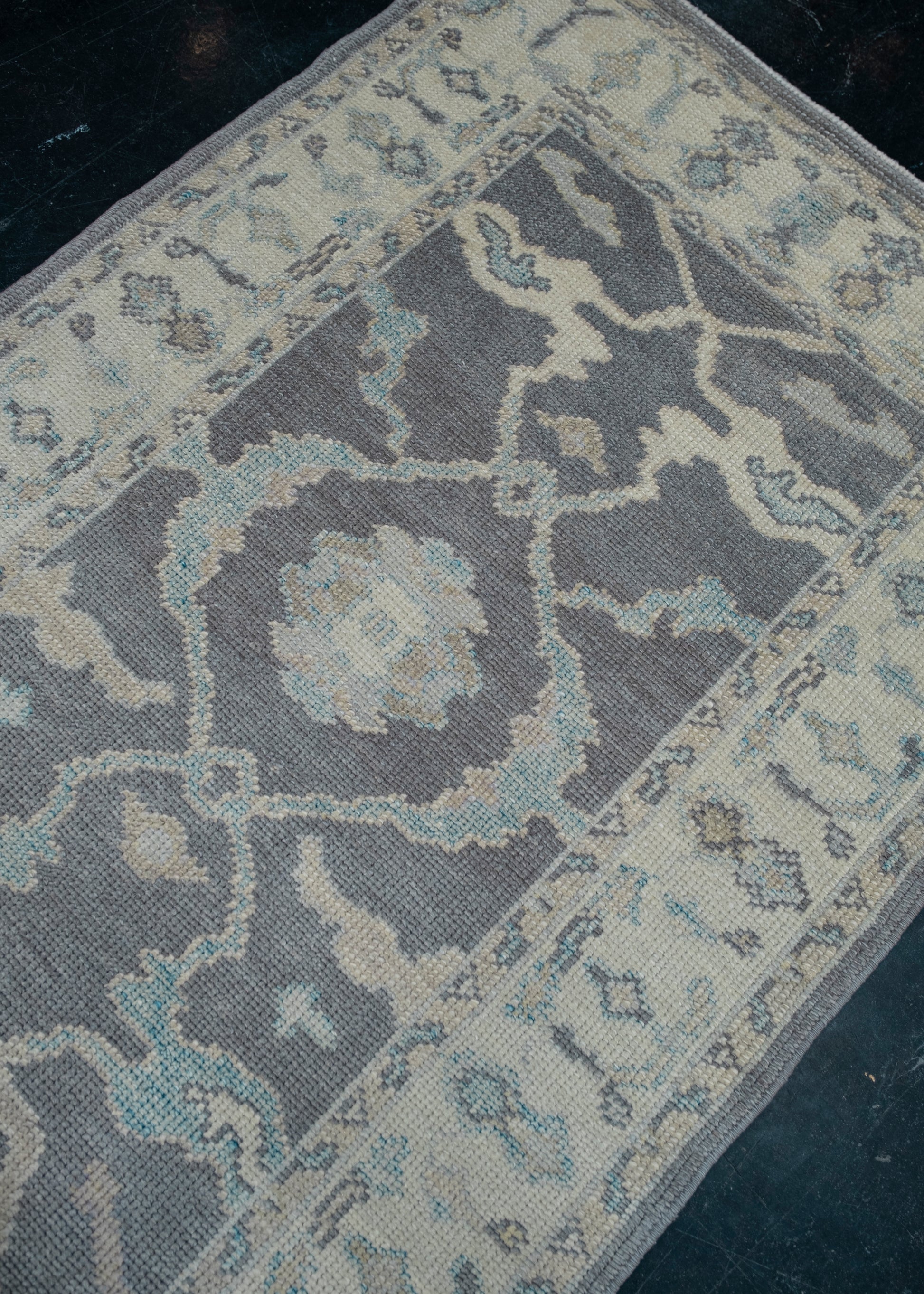 Turkish Oushak Rug 3'2" x 19'7" #4759
