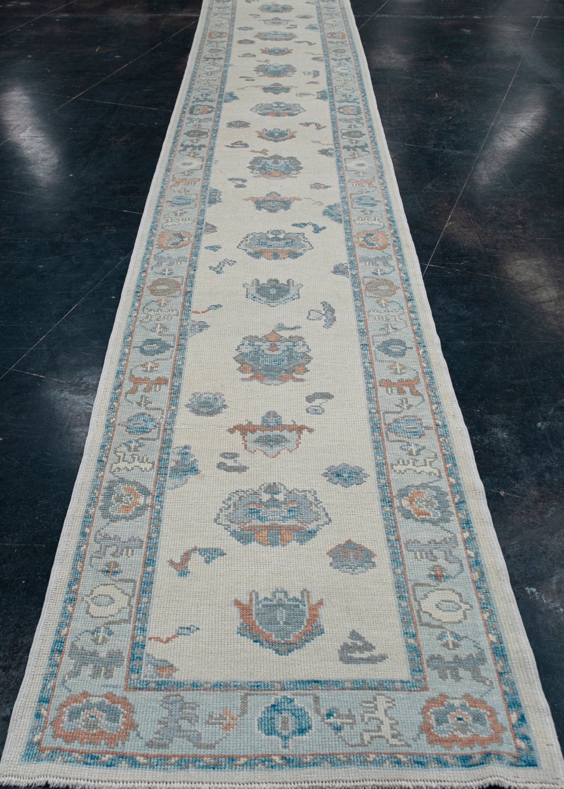 Turkish Oushak Rug 2'11" x 18'5" #7980