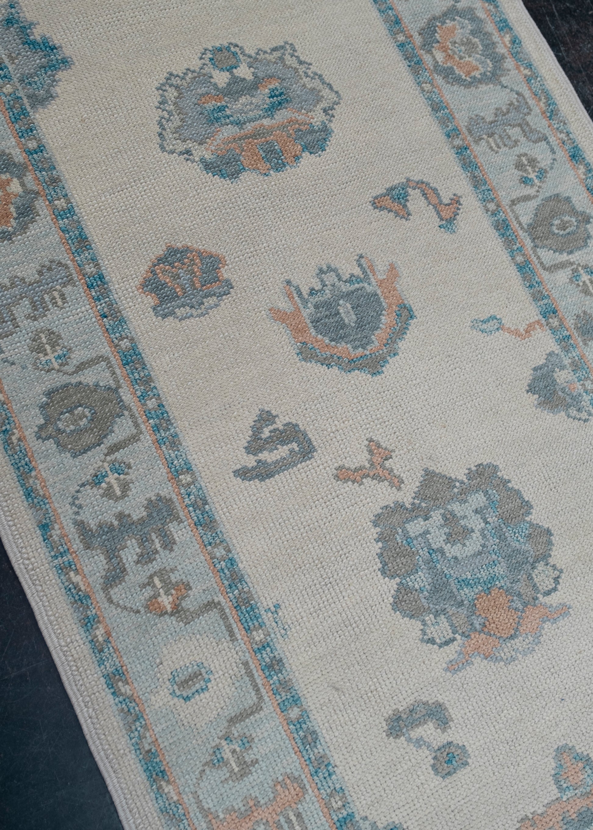 Turkish Oushak Rug 2'11" x 18'5" #7980