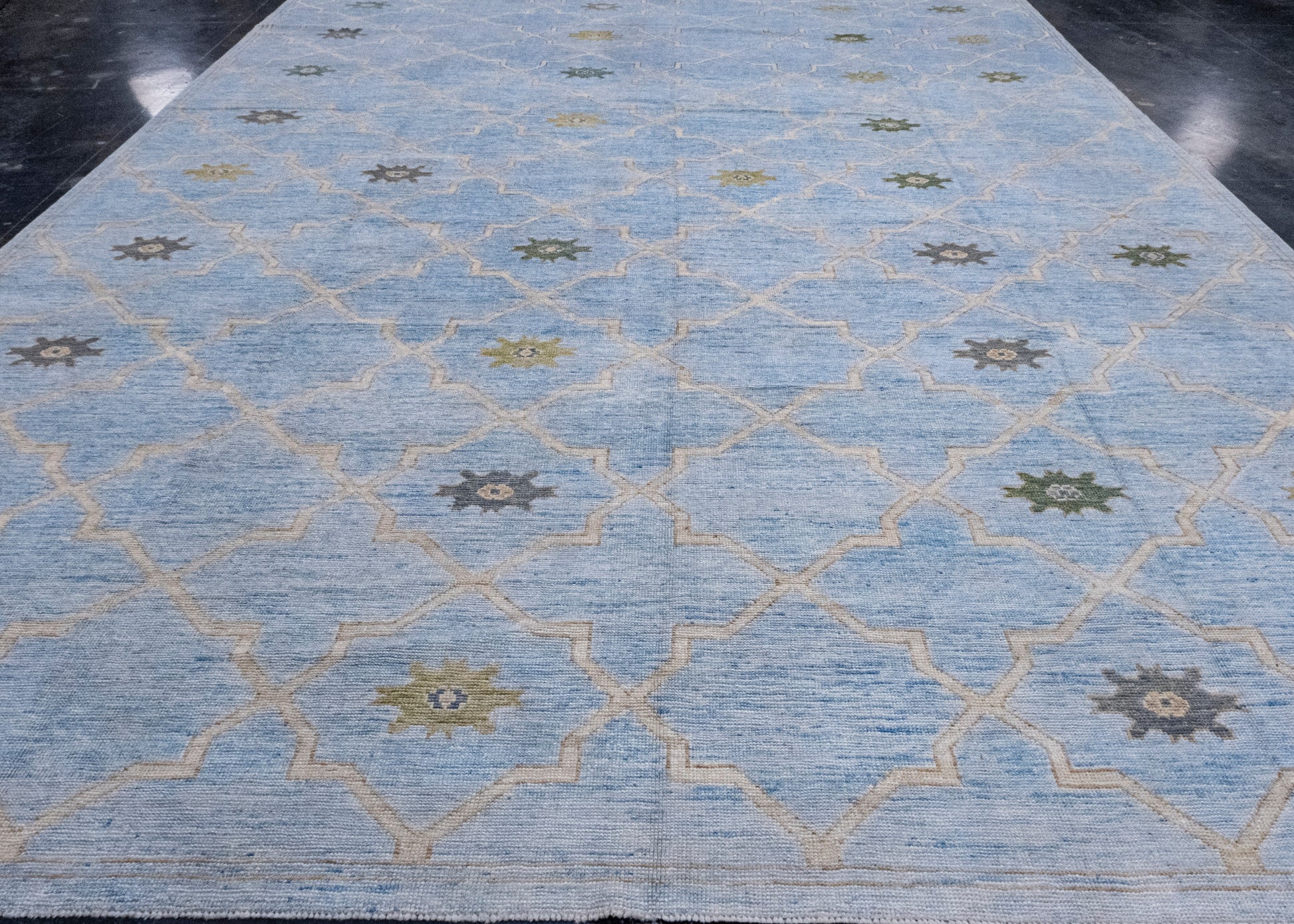 Turkish Oushak Rug 12'2" x 15'8" #16940