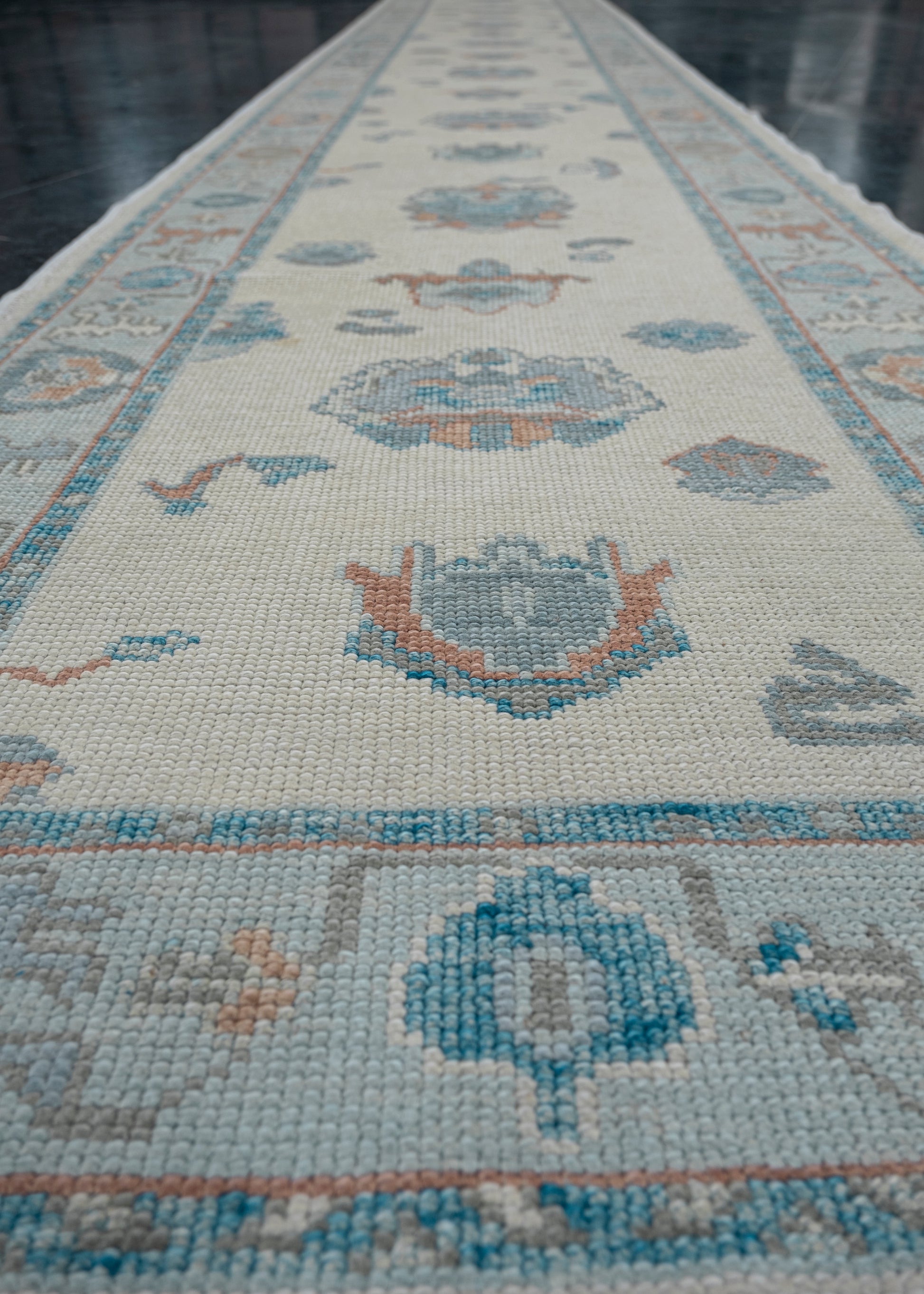 Turkish Oushak Rug 2'11" x 18'5" #7980