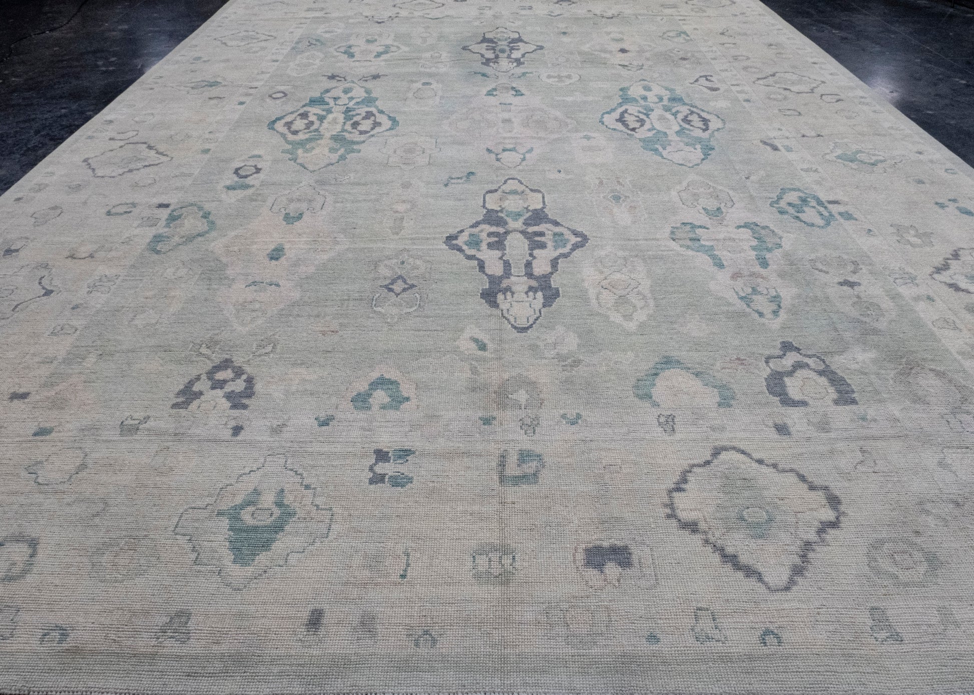 Turkish Oushak Rug 13'6" x 18'8" #16941