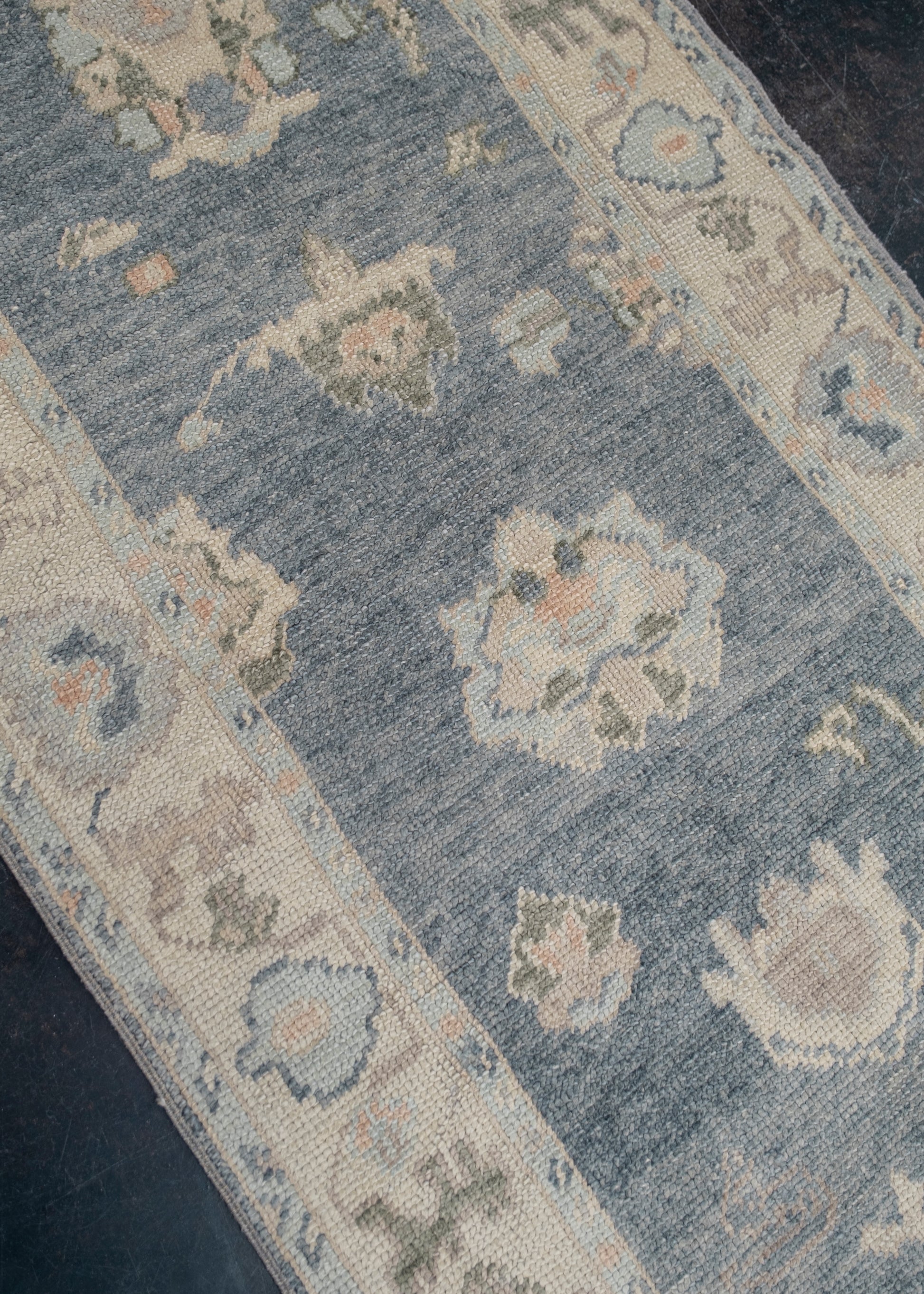 Turkish Oushak Rug Runner 3' x 17'7" #HS-1076