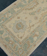 Turkish Oushak Rug Runner 2'5" x 17'7" #1518