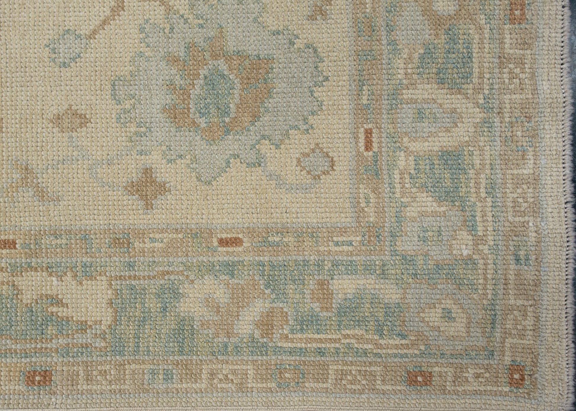 Turkish Oushak Rug Runner 2'5" x 17'7" #1518