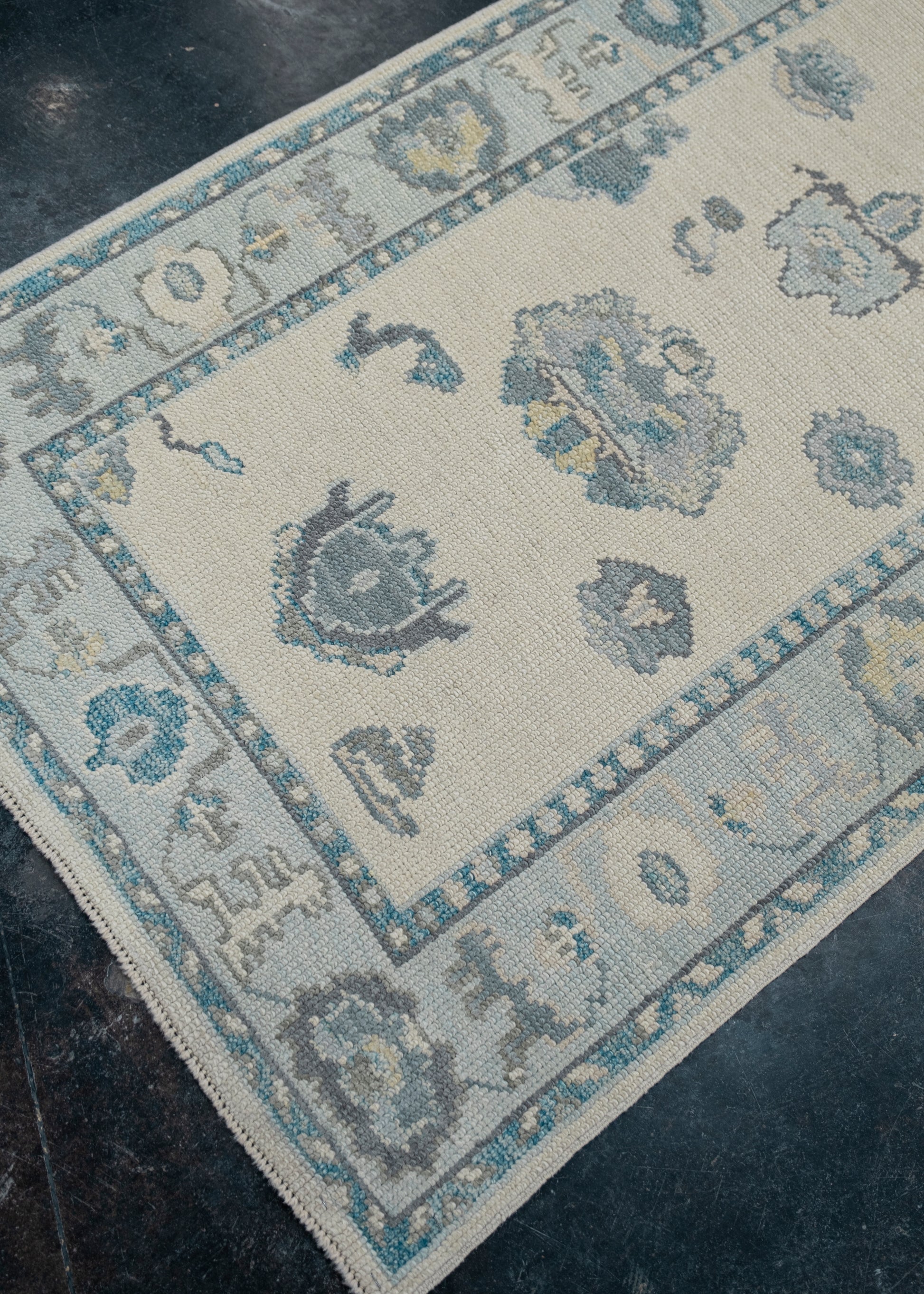 Turkish Oushak Rug Runner 2'11" x 19'2" #7510