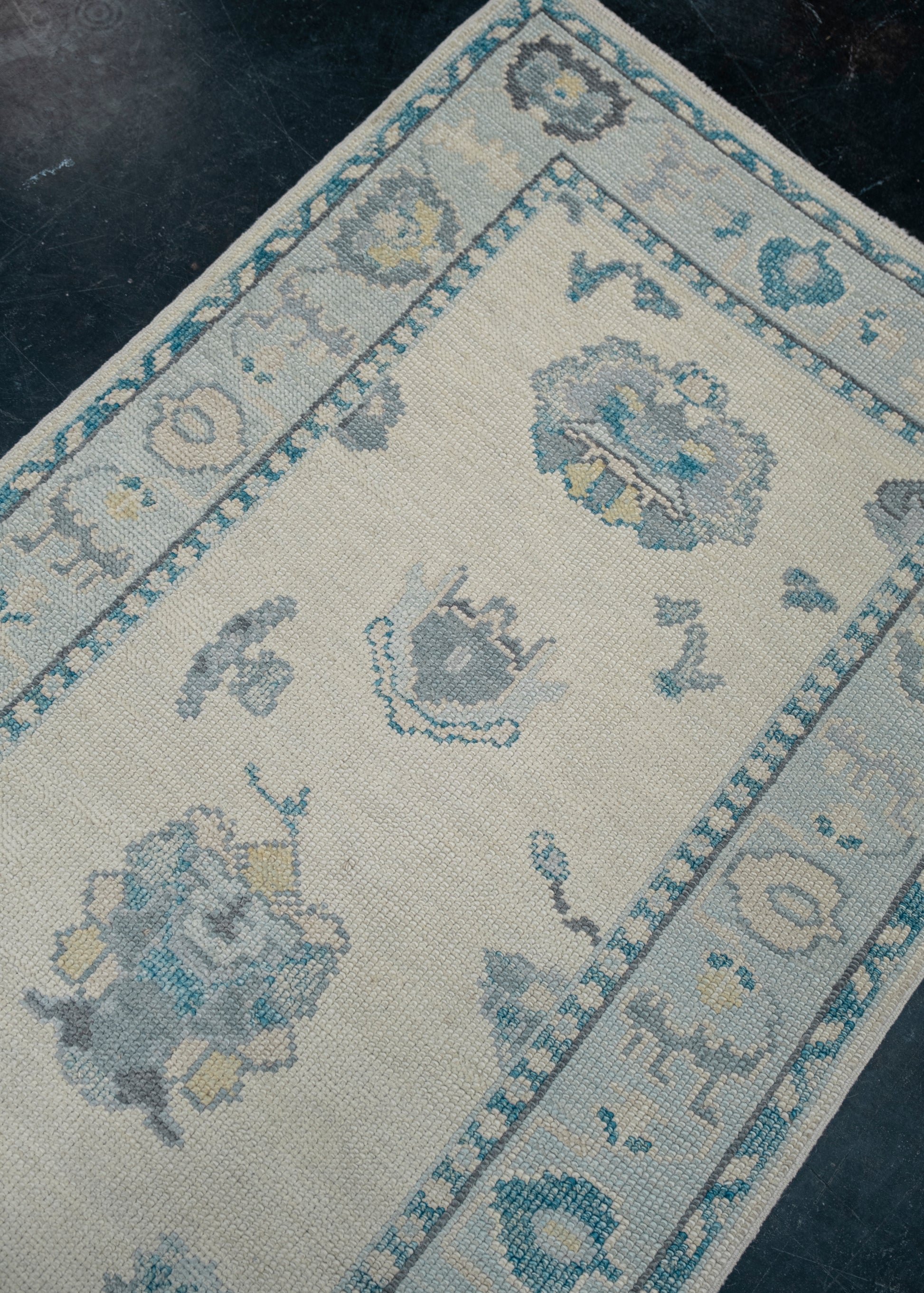 Turkish Oushak Rug Runner 2'11" x 19'2" #7510