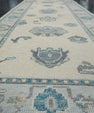 Turkish Oushak Rug Runner 2'11" x 19'2" #7510