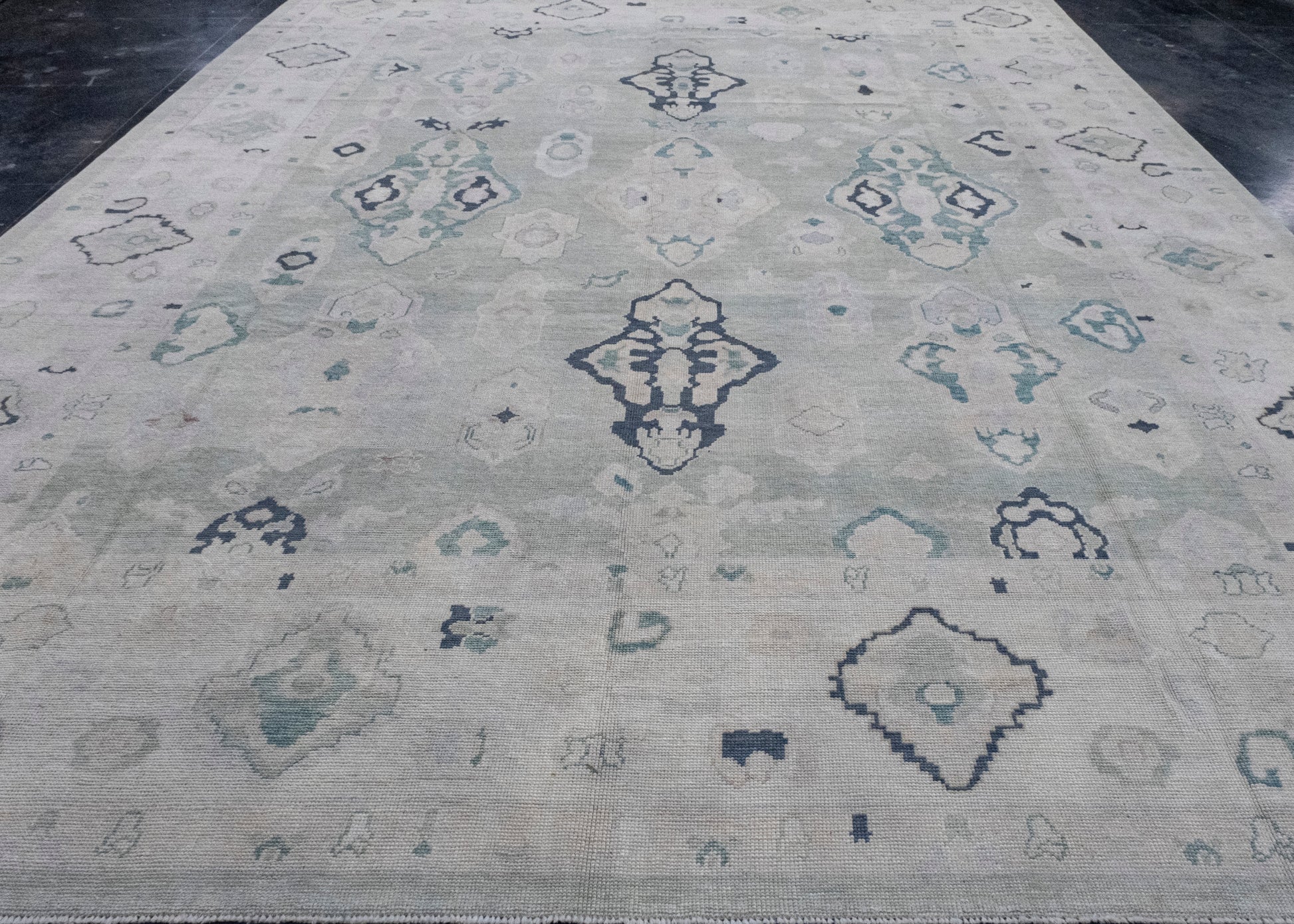Turkish Oushak Rug 12'3" x 15'7" #16886