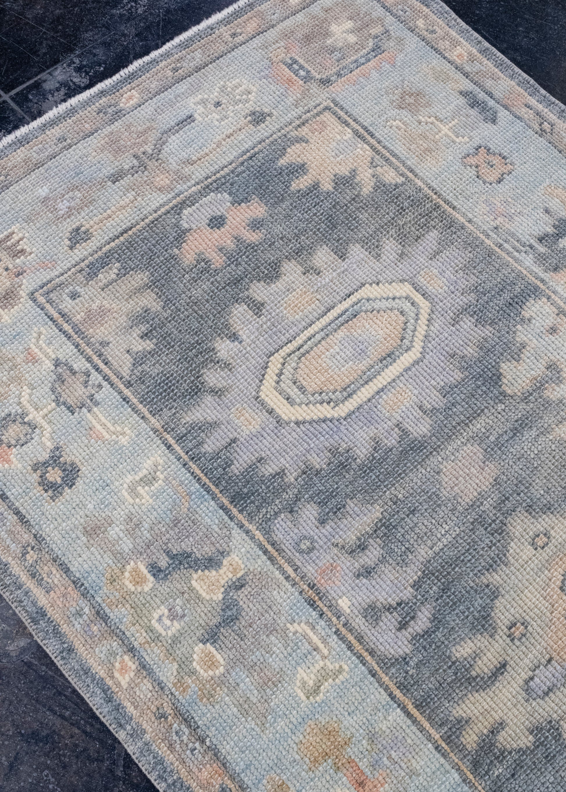 Turkish Oushak Runner Rug 2'10" x 12' #16644
