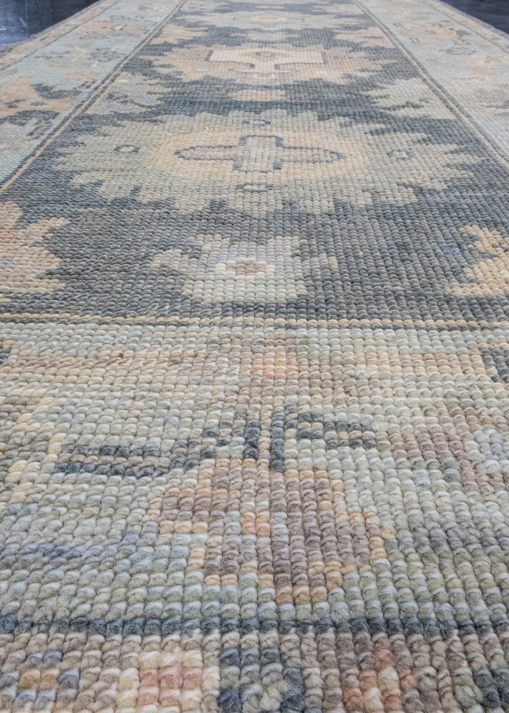 Turkish Oushak Runner Rug 2'10" x 12' #16644