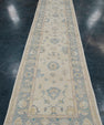 Turkish Oushak Rug Runner 2'11" x 17'1" #2334