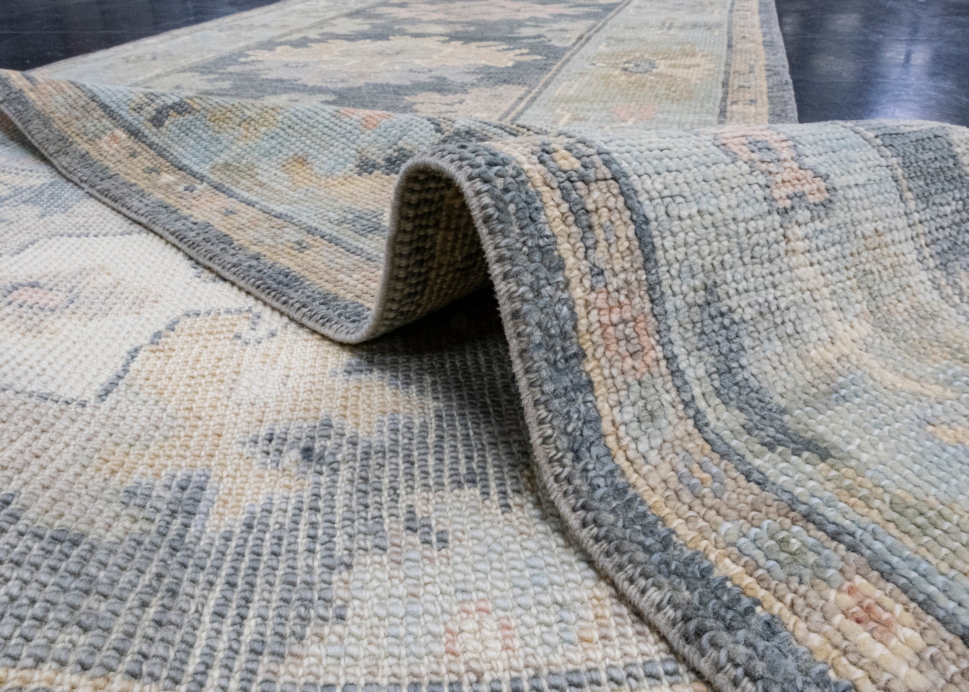 Turkish Oushak Runner Rug 2'10" x 12' #16644