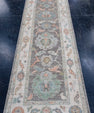 Turkish Oushak Runner Rug 2'10" x 10'2" #16413