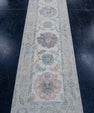 Turkish Oushak Runner Rug 2'3" x 10'2" #16242
