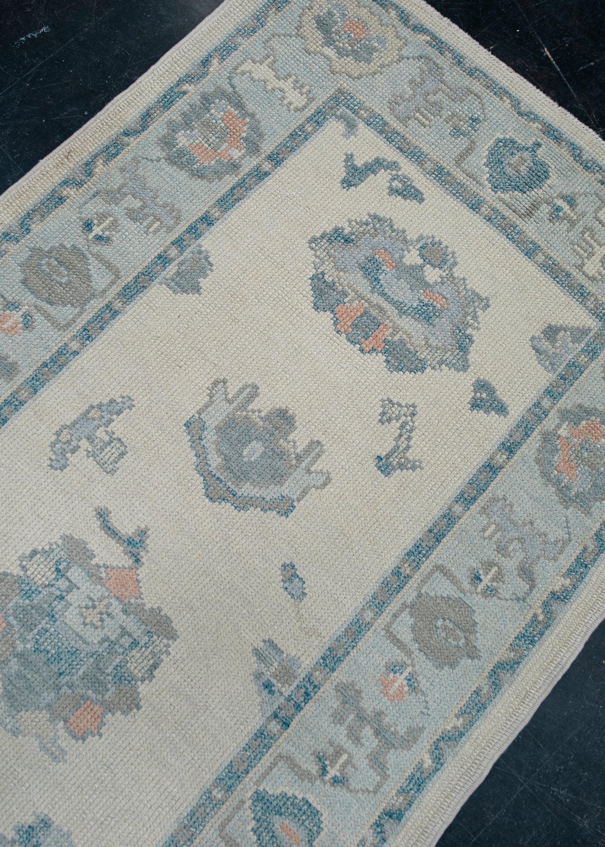 Turkish Oushak Rug Runner 3'1" x 18'5" #7170