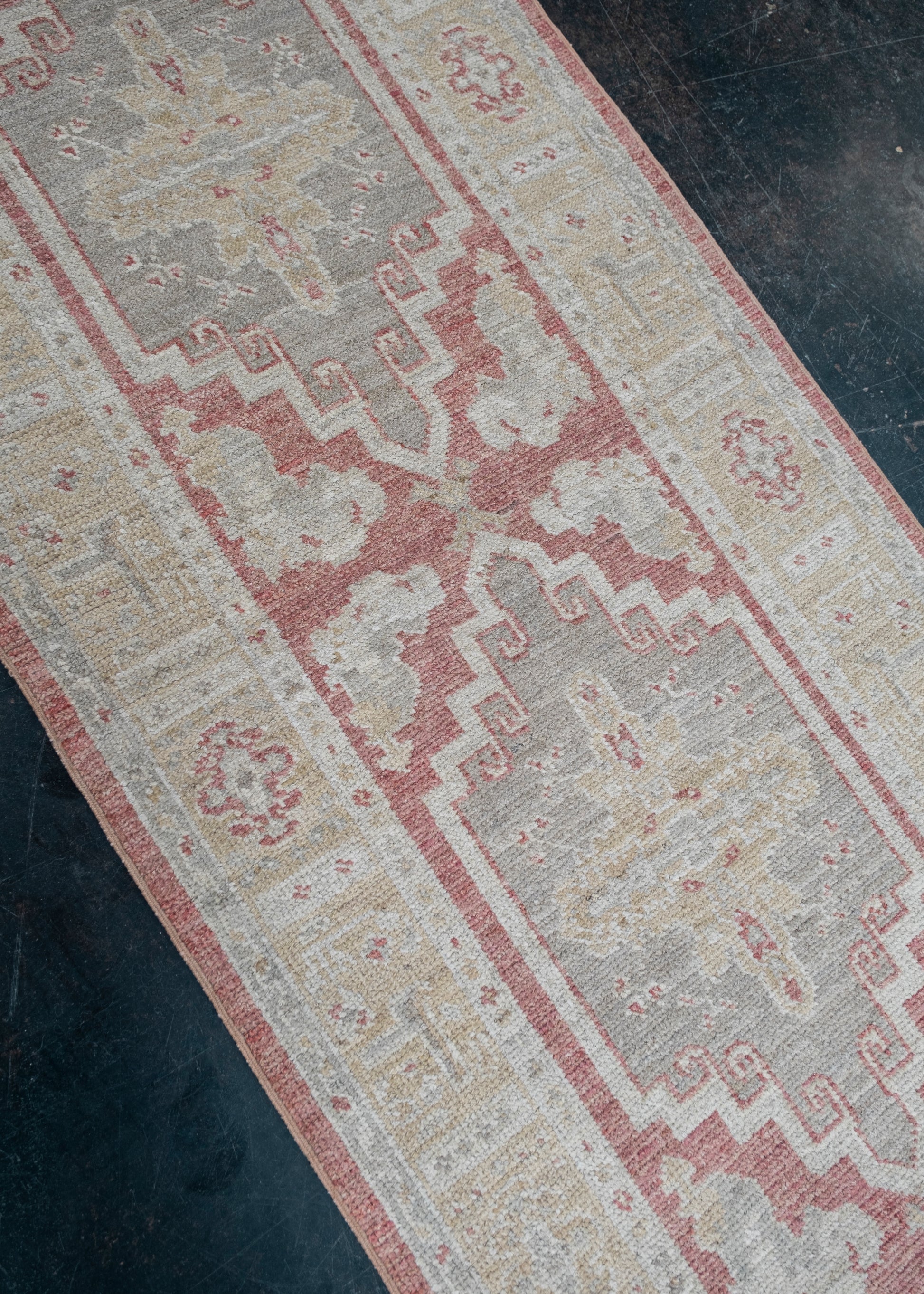 Turkish Oushak Rug Runner 2'11" x 18'1" #4727