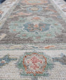 Turkish Oushak Runner Rug 2'7" x 10'2" #16386