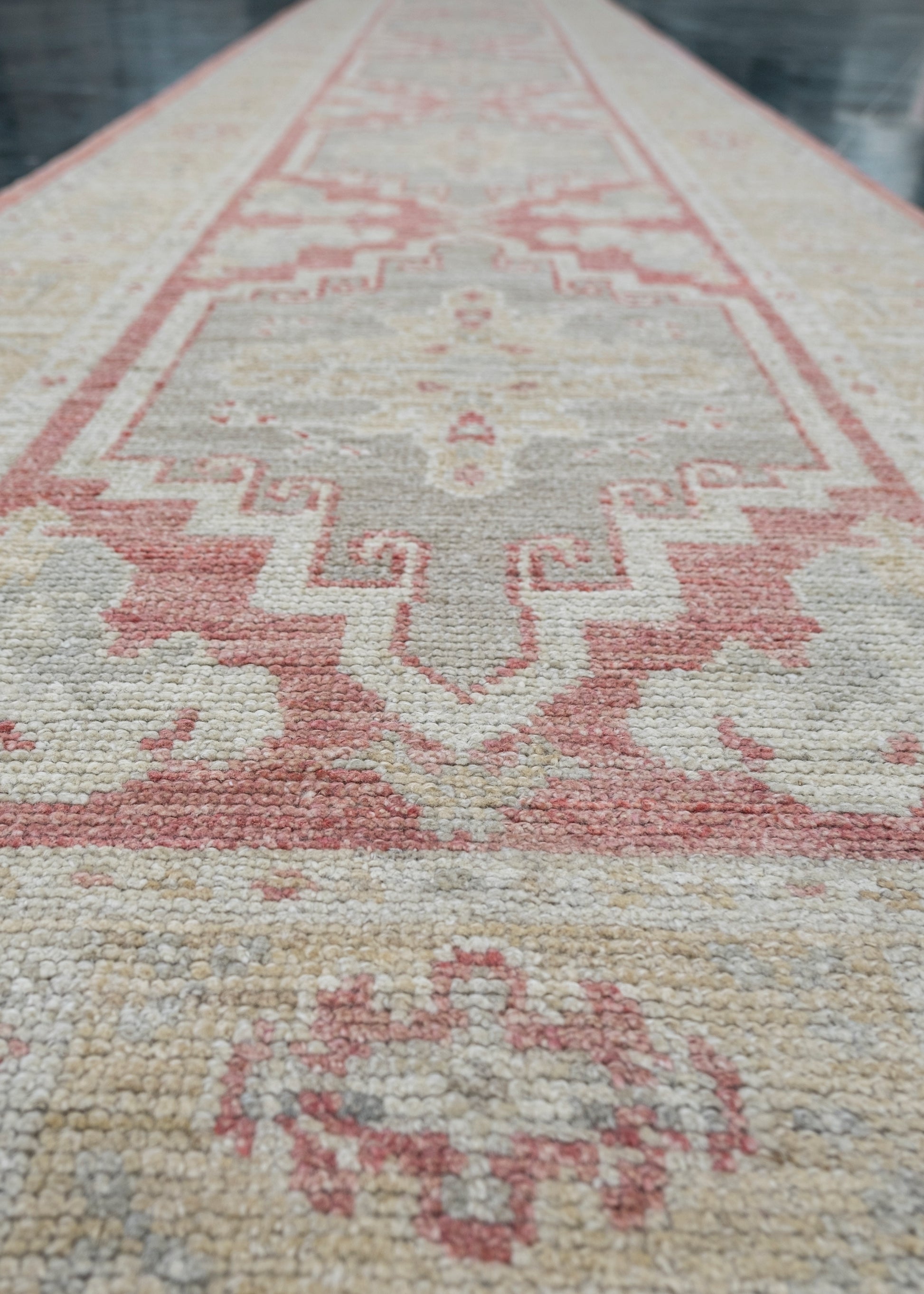 Turkish Oushak Rug Runner 2'11" x 18'1" #4727
