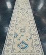 Turkish Oushak Rug Runner 2'11" x 18'8" #8018