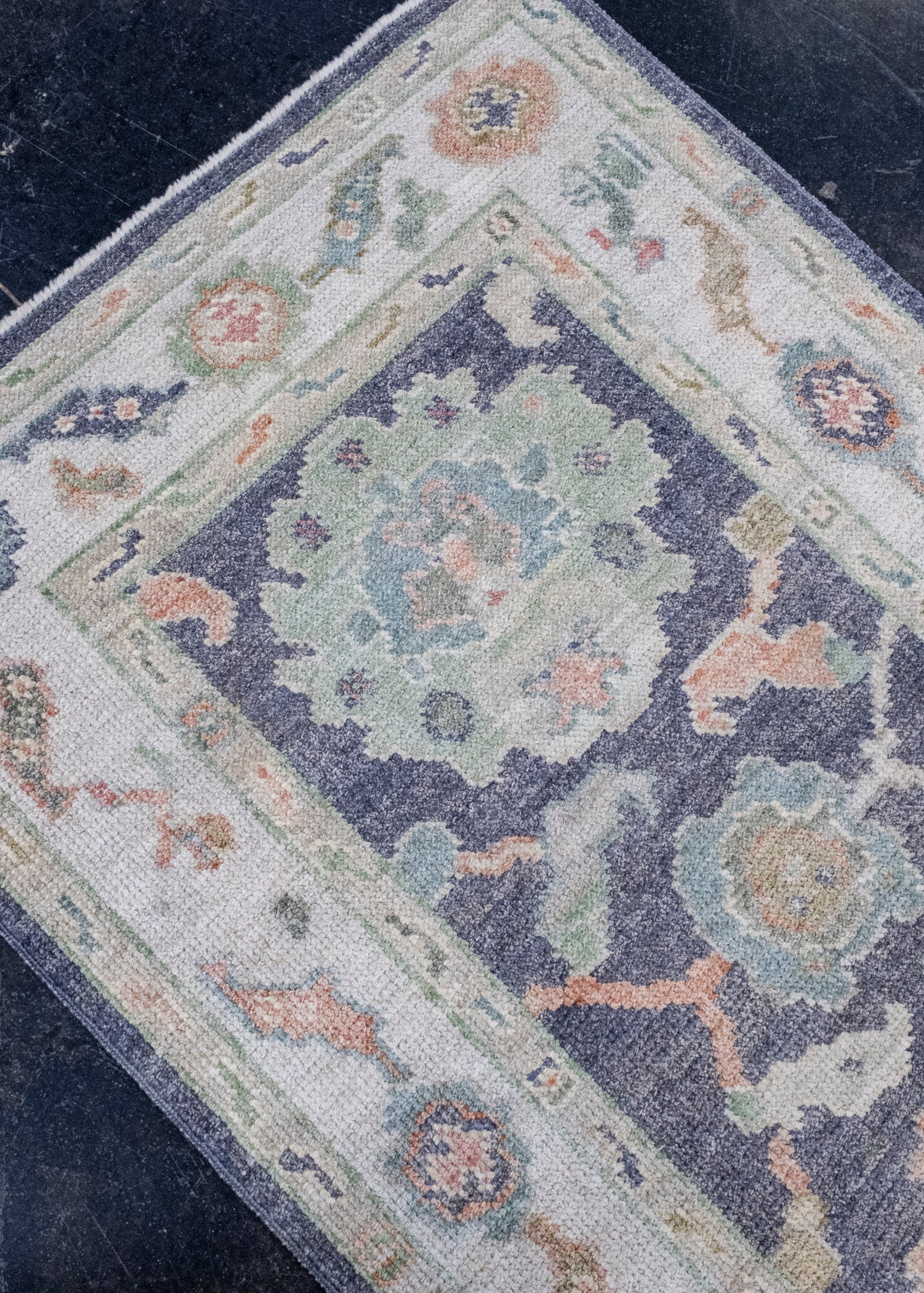 Turkish Oushak Runner Rug 2'9" x 10'3" #16514