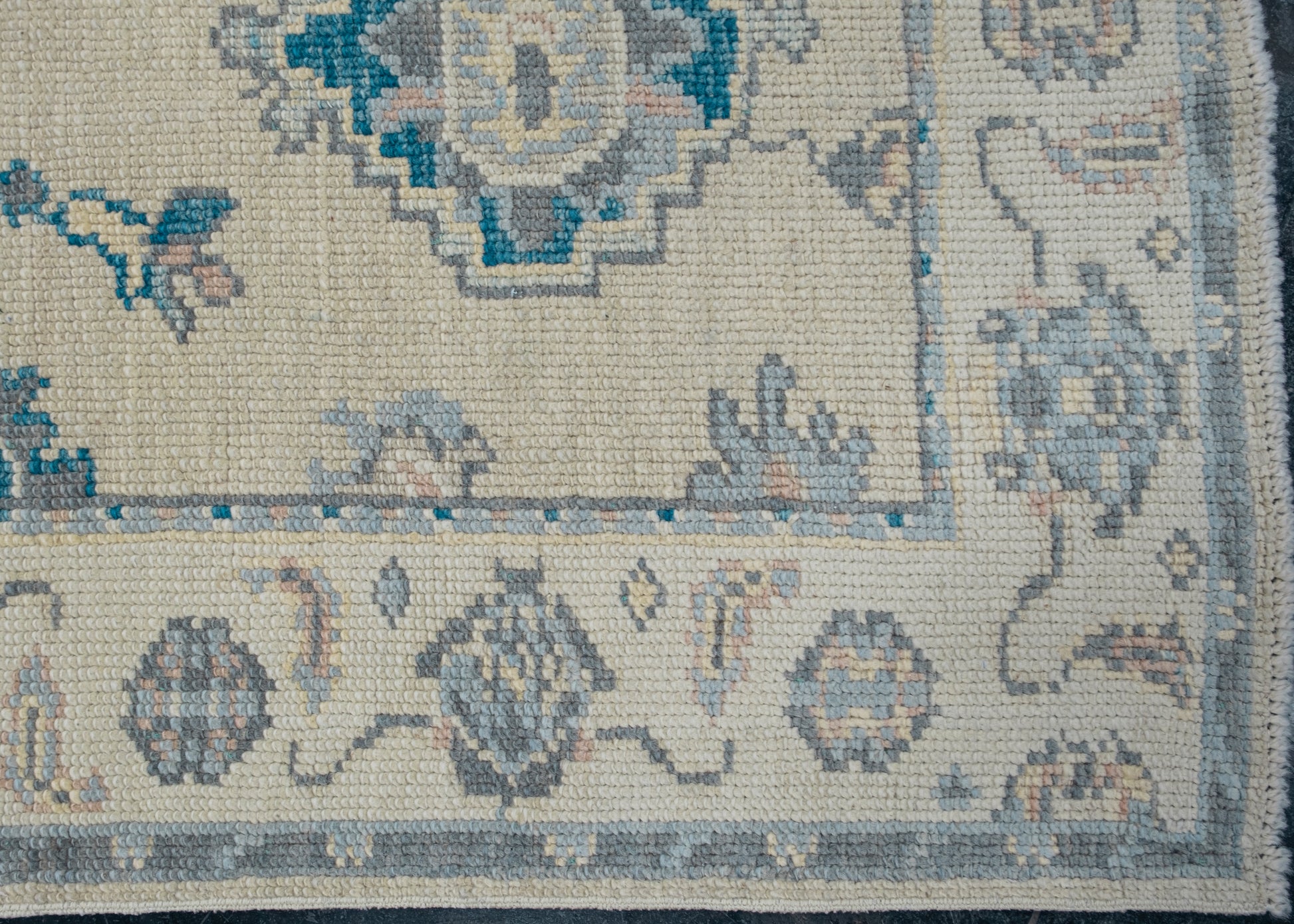 Turkish Oushak Rug Runner 2'11" x 18'8" #8018