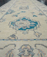 Turkish Oushak Rug Runner 2'11" x 18'8" #8018