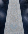 Turkish Oushak Runner Rug 2'4" x 10'1" #16271