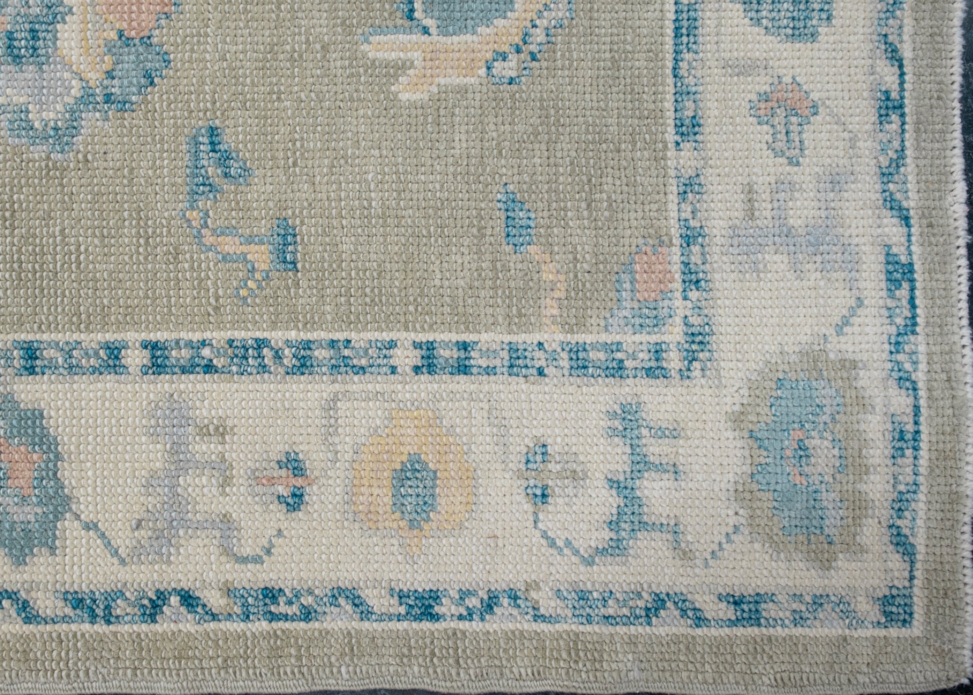 Turkish Oushak Rug Runner 2'11" x 19'11" #7502