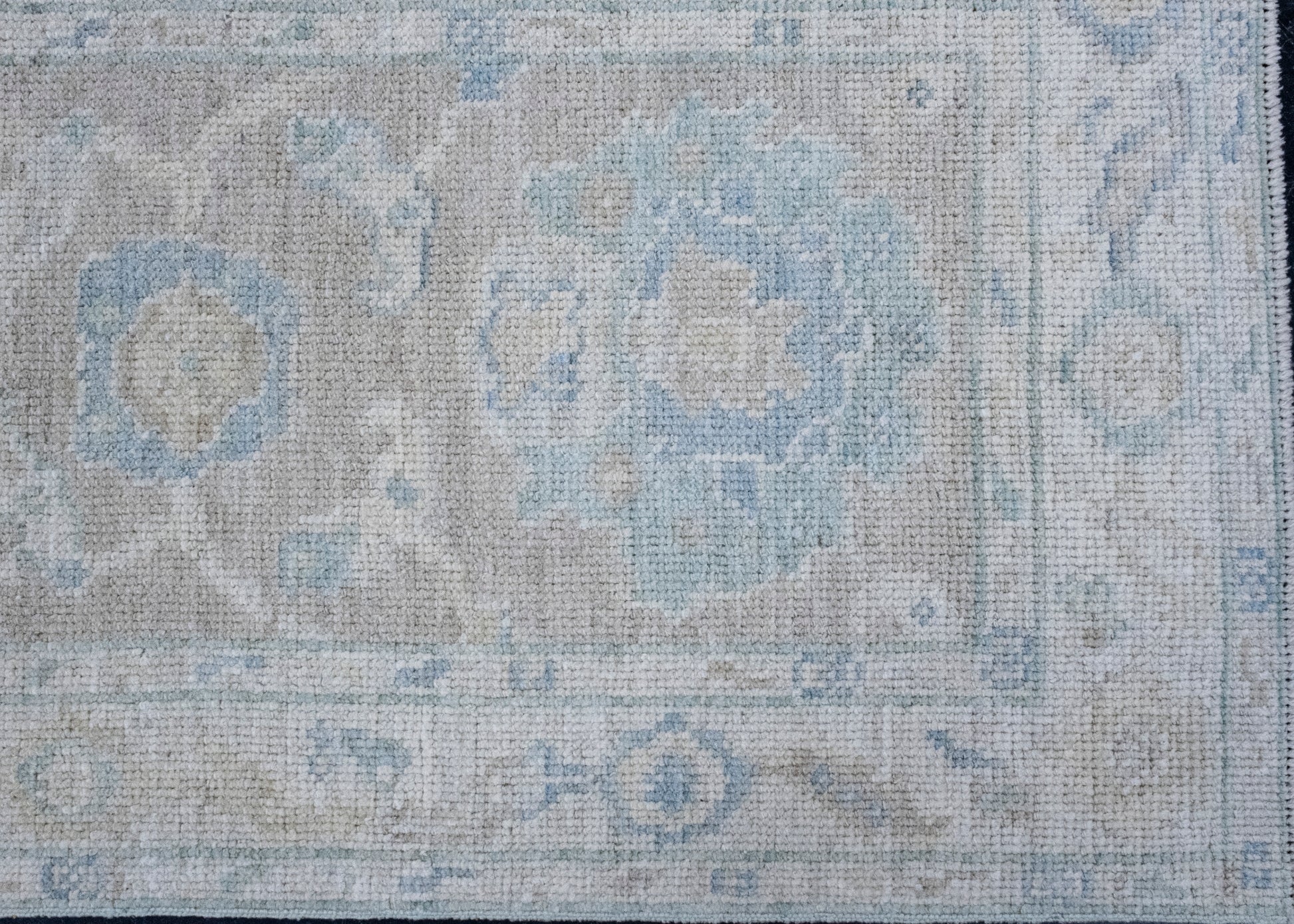 Turkish Oushak Runner Rug 2'4" x 10'1" #16271