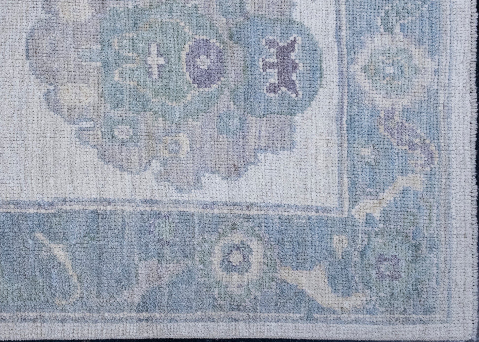 Turkish Oushak Runner Rug 2'8" x 10'1" #16690