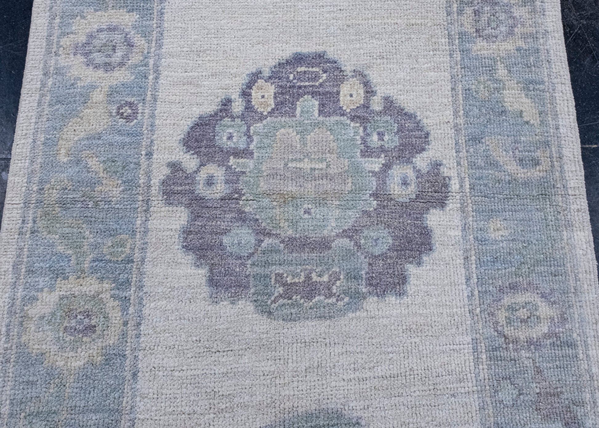 Turkish Oushak Runner Rug 2'8" x 10'1" #16690