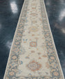 Turkish Oushak Rug Runner 2'11" x 17'2" #HS-2018