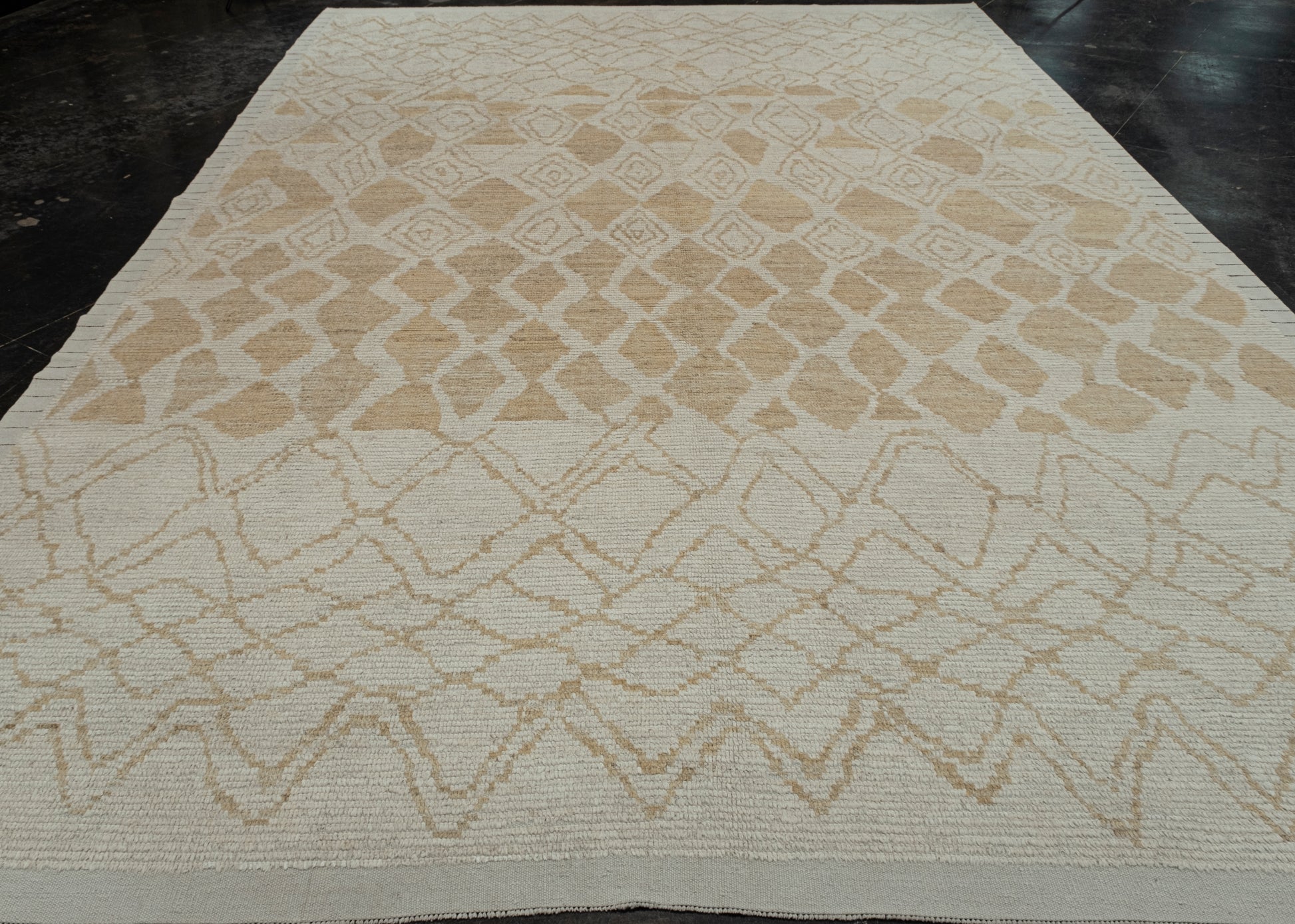 Turkish Tulu Rug Hand Knotted Rug 9'9" x 14'9" #6204
