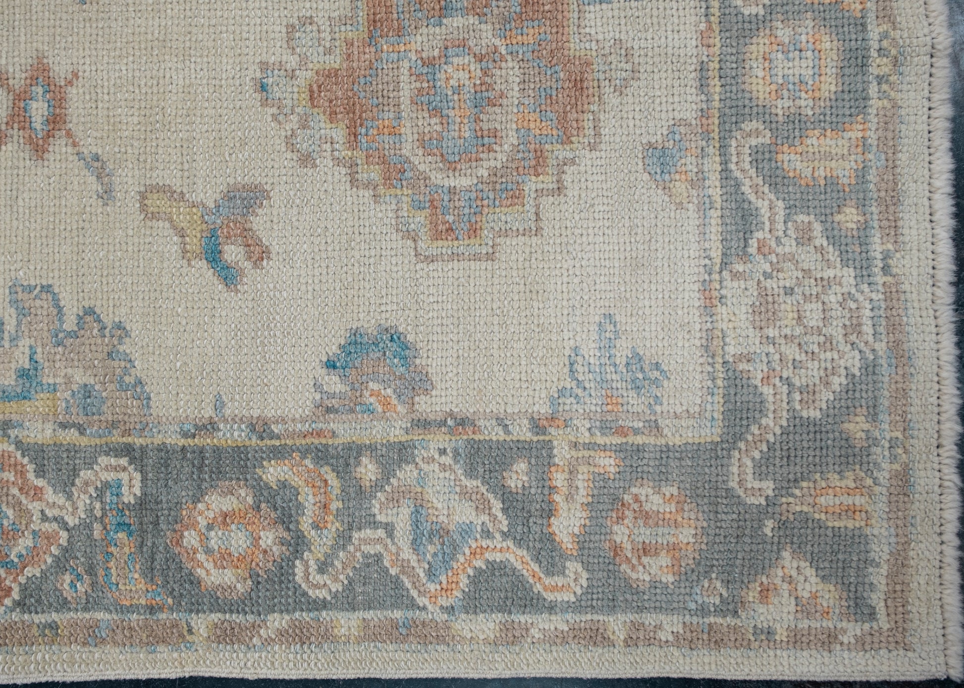 Turkish Oushak Rug Runner 2'11" x 17'2" #HS-2018