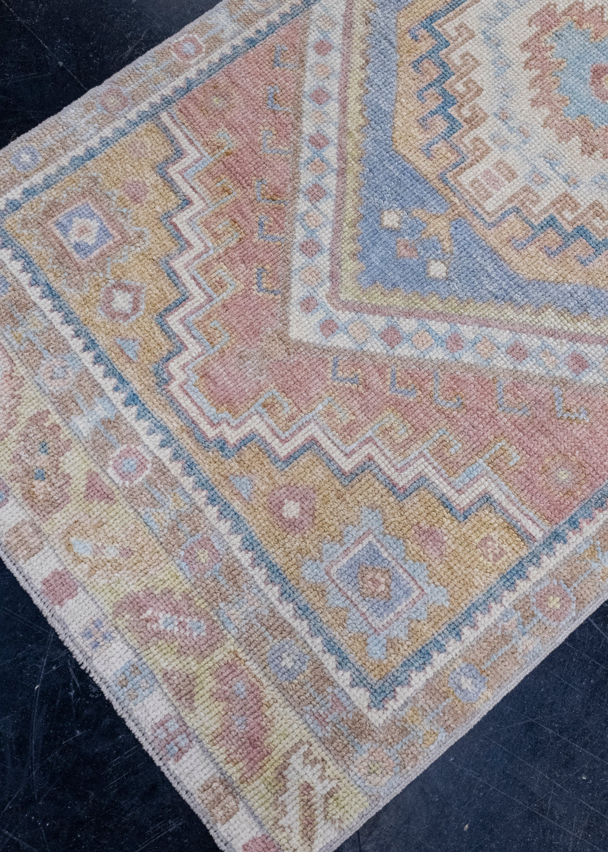 Turkish Oushak Runner Rug 2'11" x 8'4" #16558