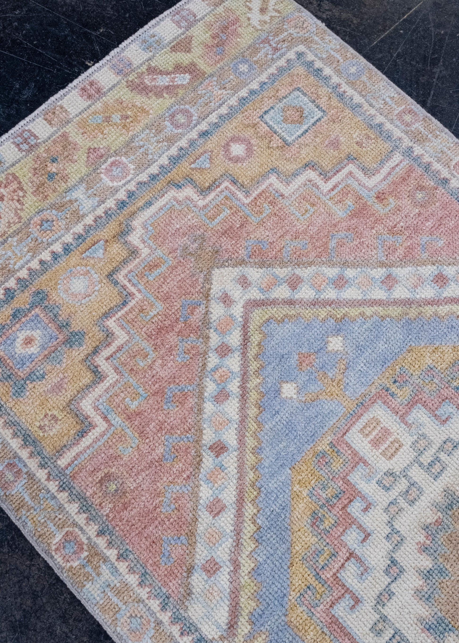 Turkish Oushak Runner Rug 2'11" x 8'4" #16558