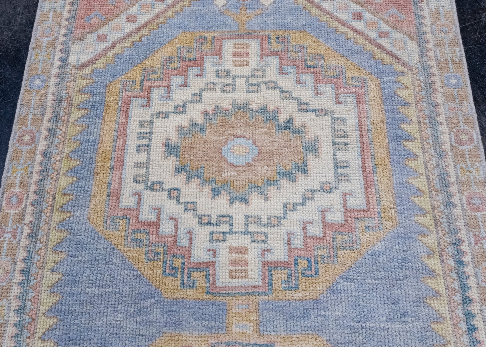 Turkish Oushak Runner Rug 2'11" x 8'4" #16558