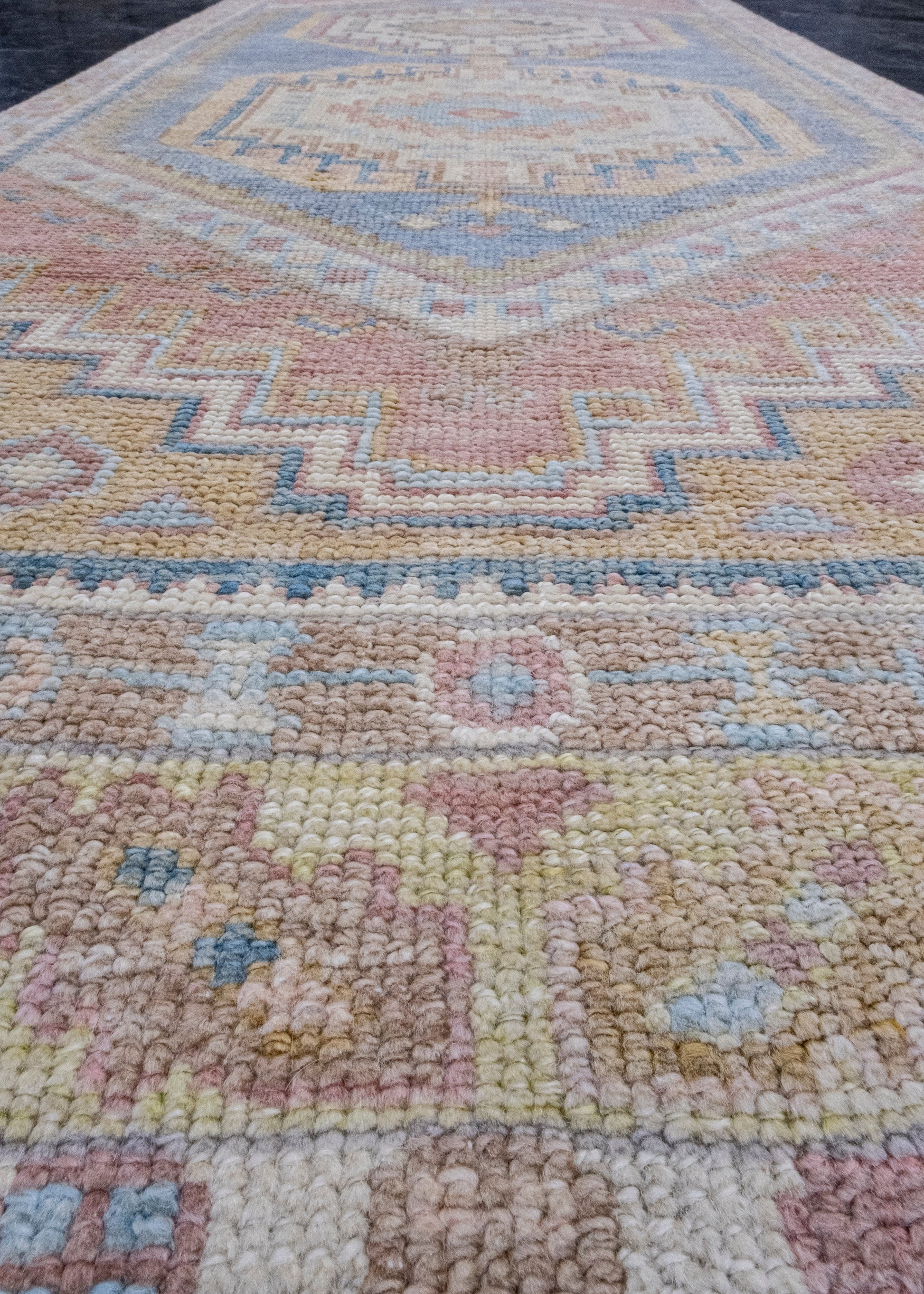 Turkish Oushak Runner Rug 2'11" x 8'4" #16558