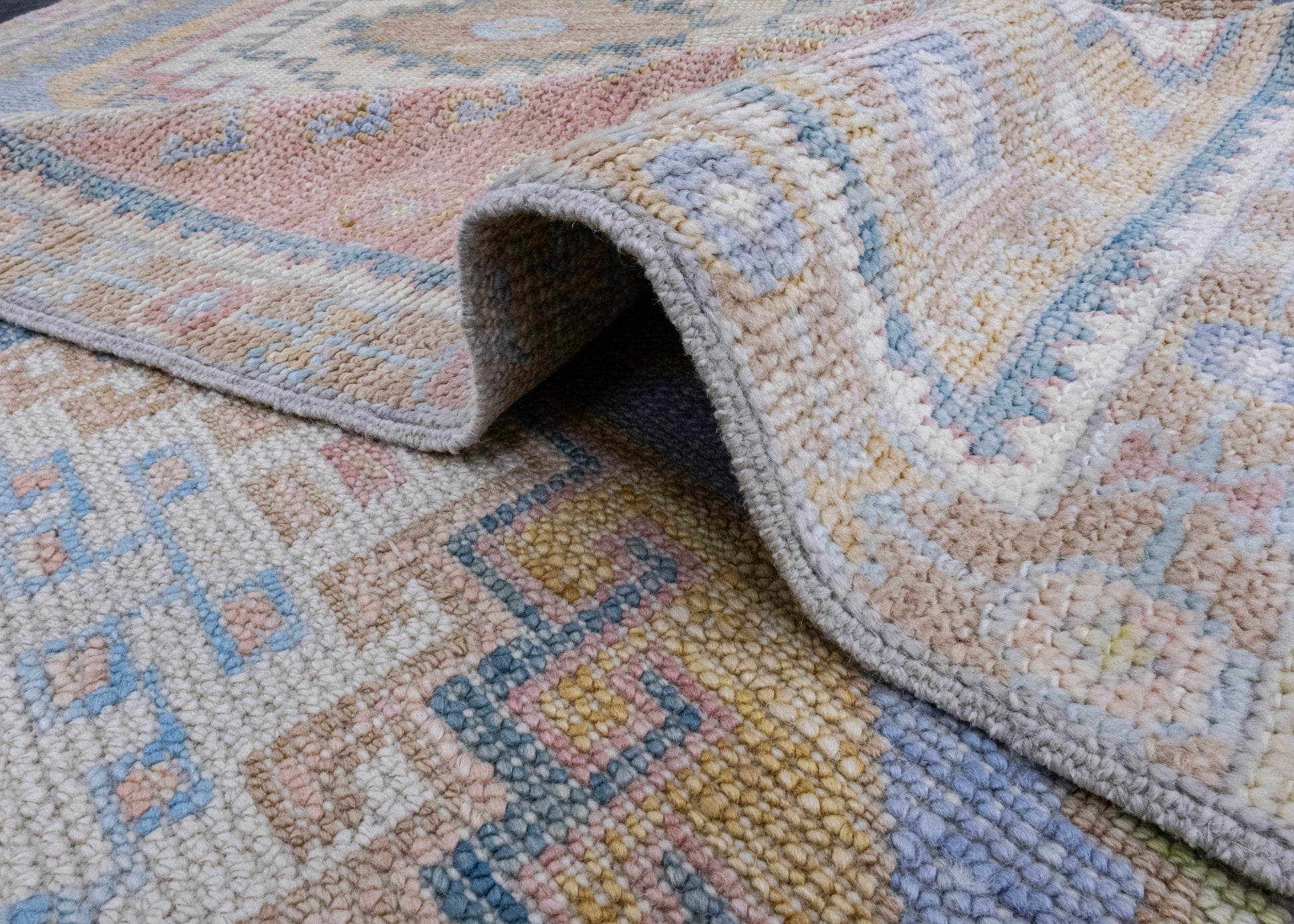 Turkish Oushak Runner Rug 2'11" x 8'4" #16558