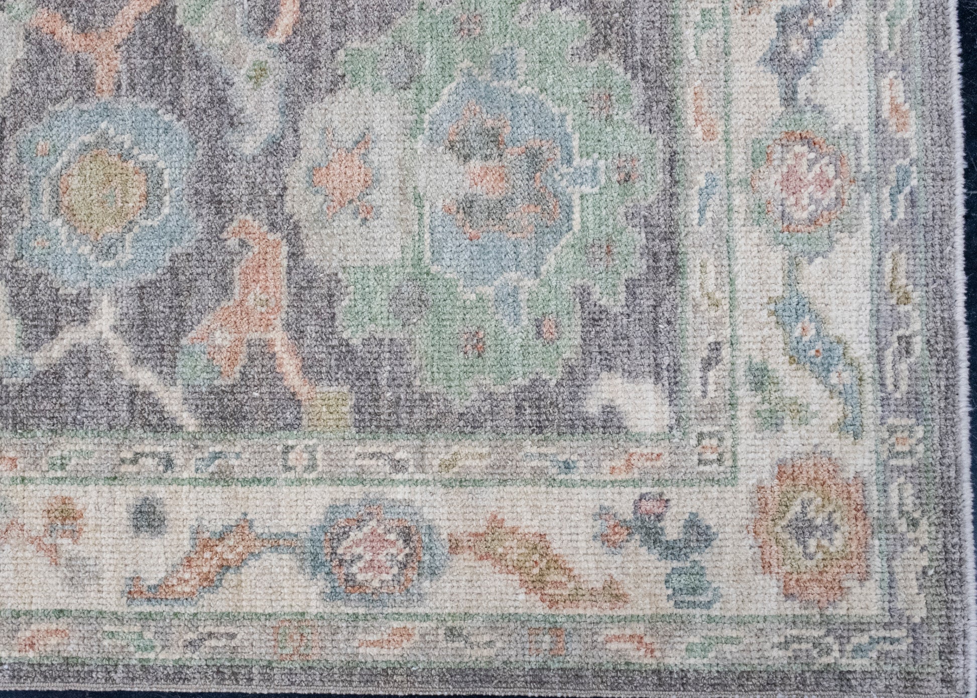 Turkish Oushak Runner Rug 2'8" x 8'2" #16270