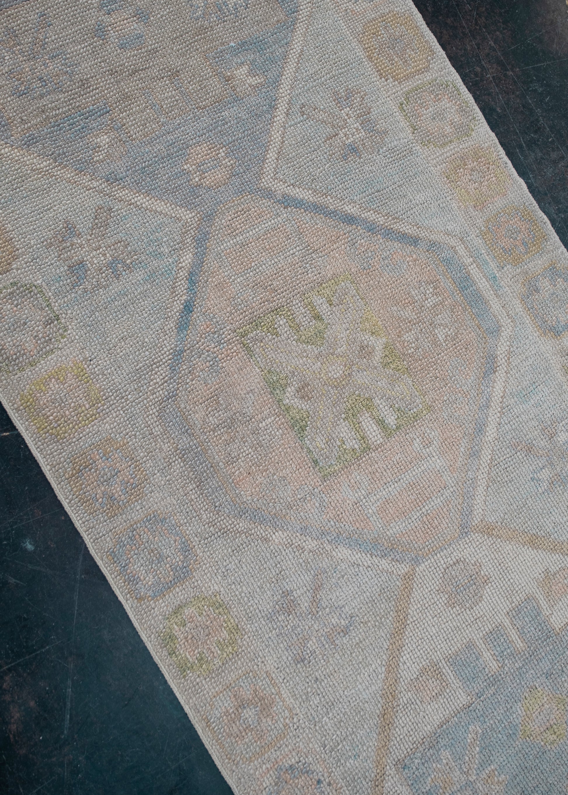 Turkish Oushak Rug Runner 2'11" x 24' #10871