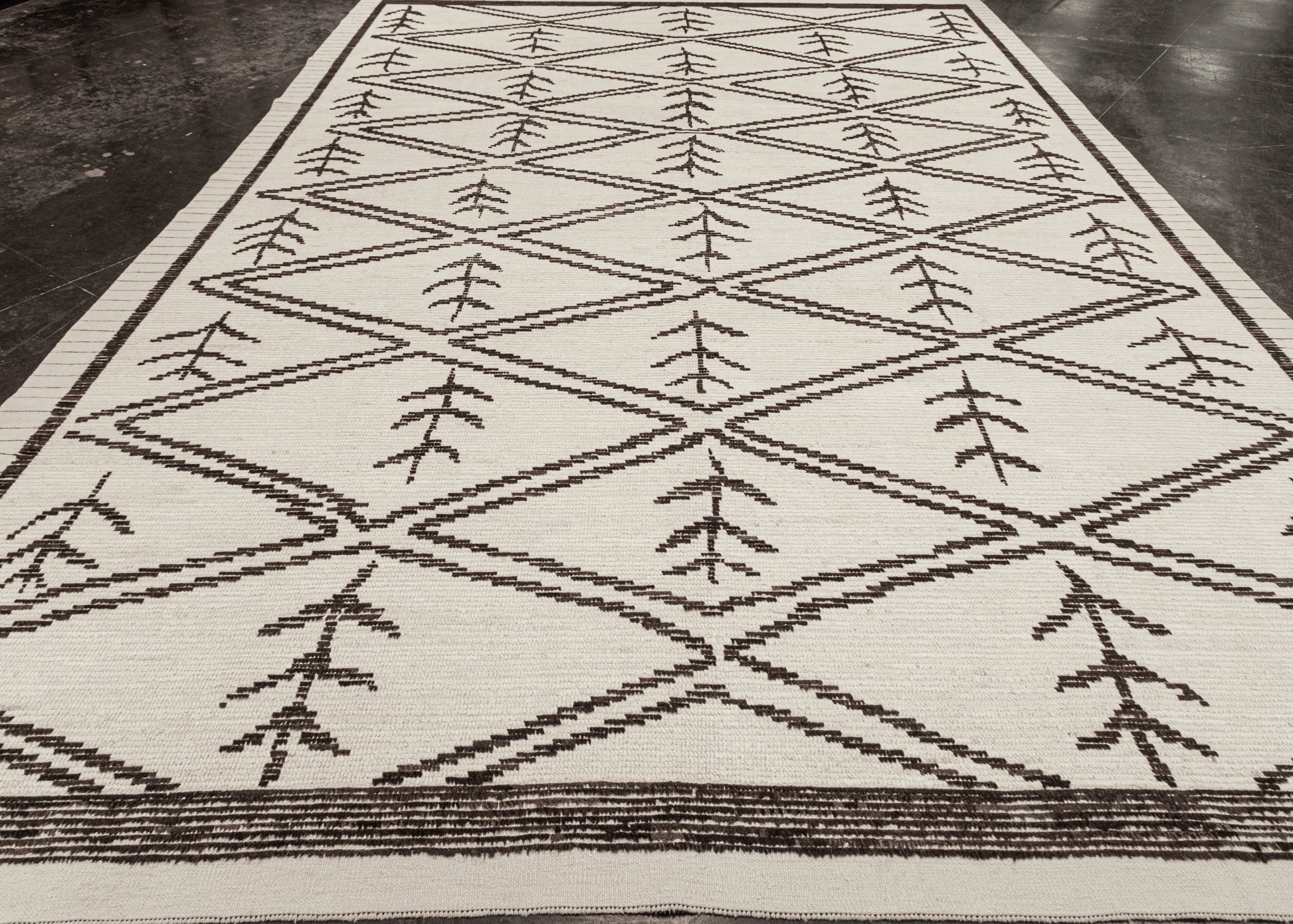 Turkish Tulu Rug Hand Knotted Rug 9'10" x 13'11" #6214