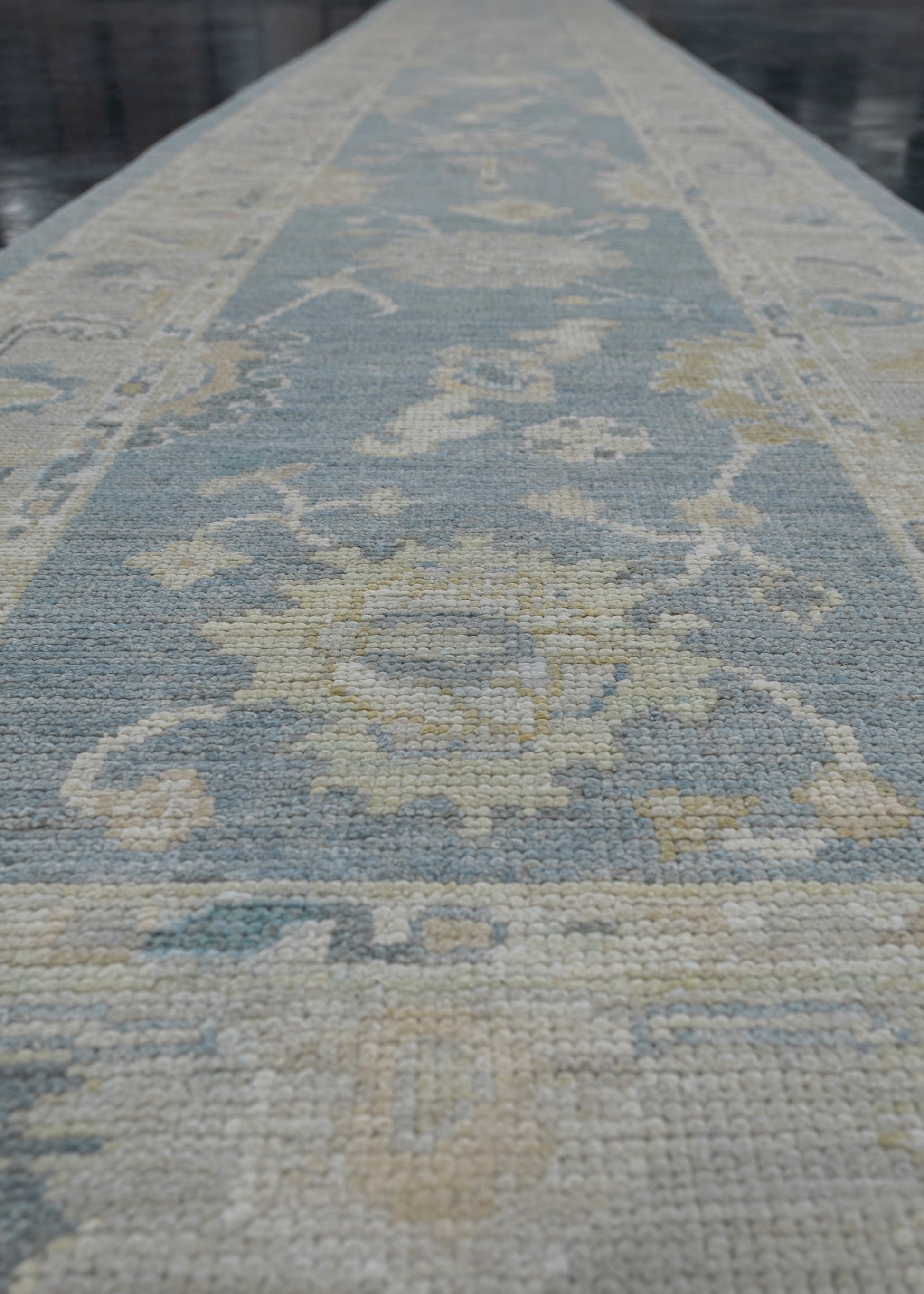 Turkish Oushak Rug Runner 2'10" x 28'4" #11636